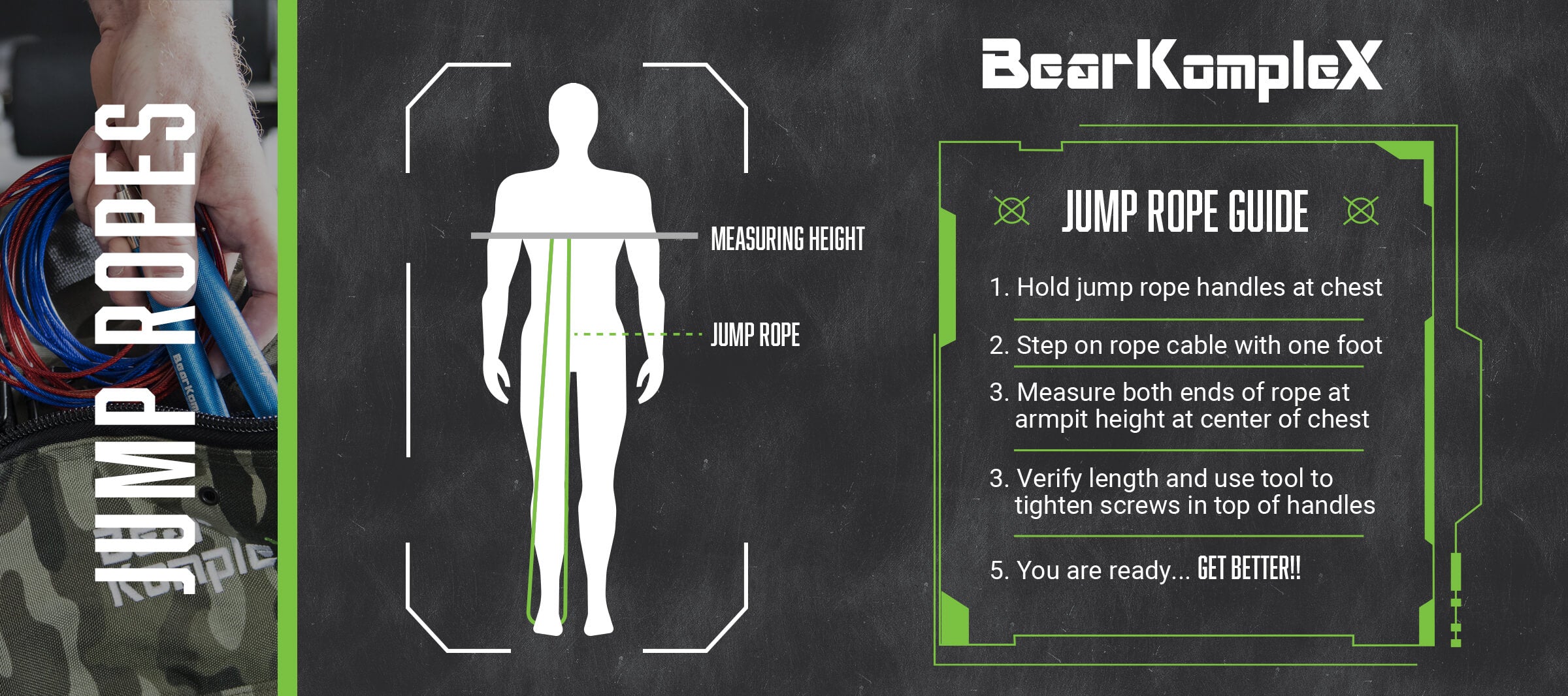 HUMMER speed jump rope – Bear KompleX CA