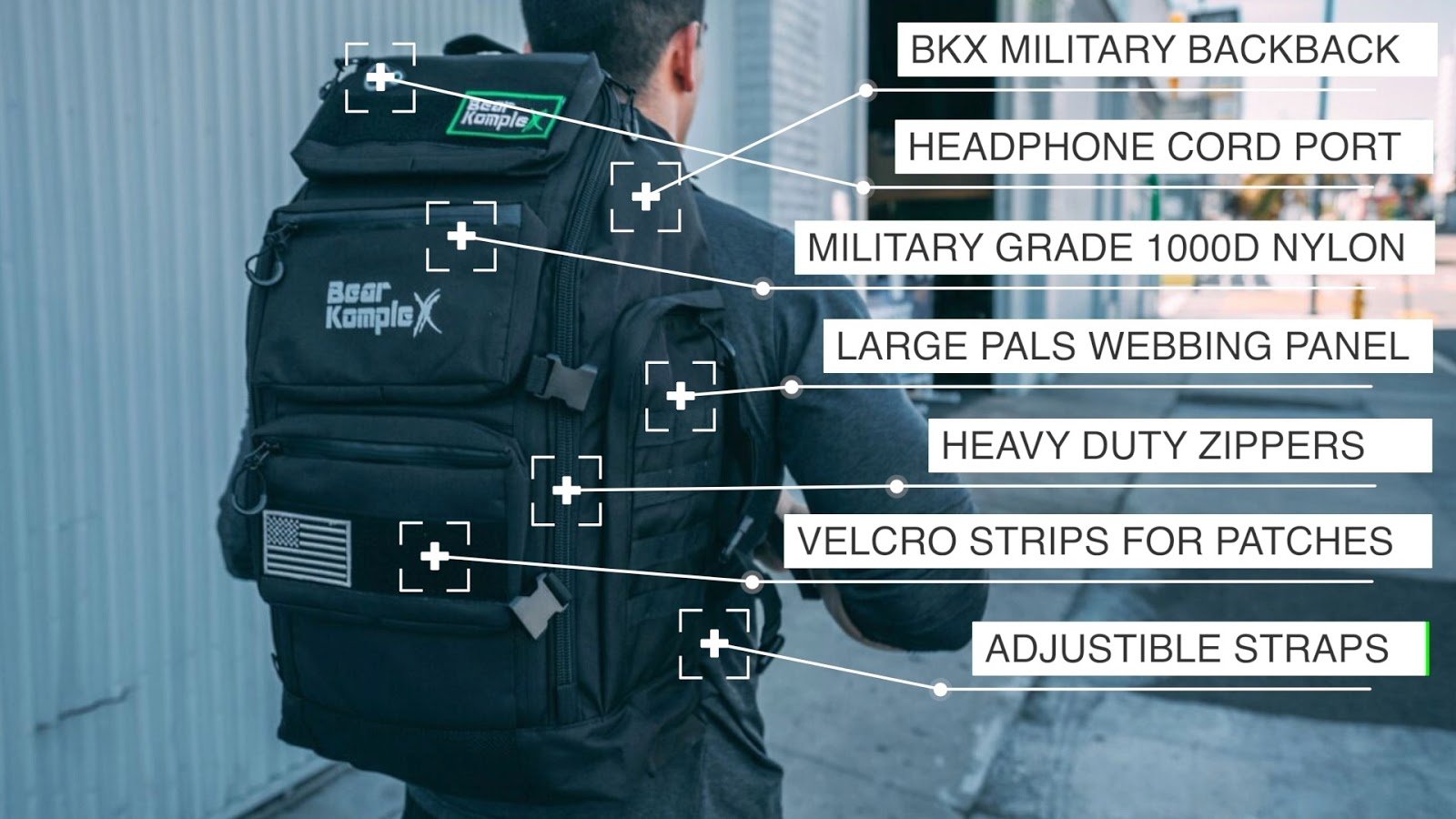 BKX Mini Military Backpack – Bear KompleX